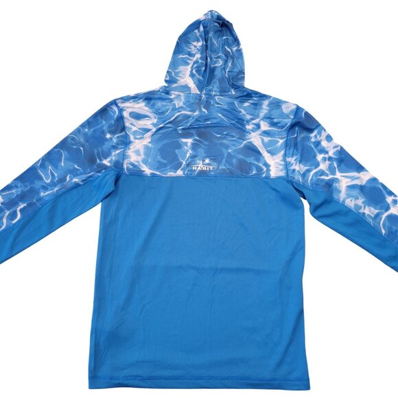 Habit Solar Factor Hoodie S Blue Wave Outdoors 40+ UVF Protection Performance - Picture 8 of 8